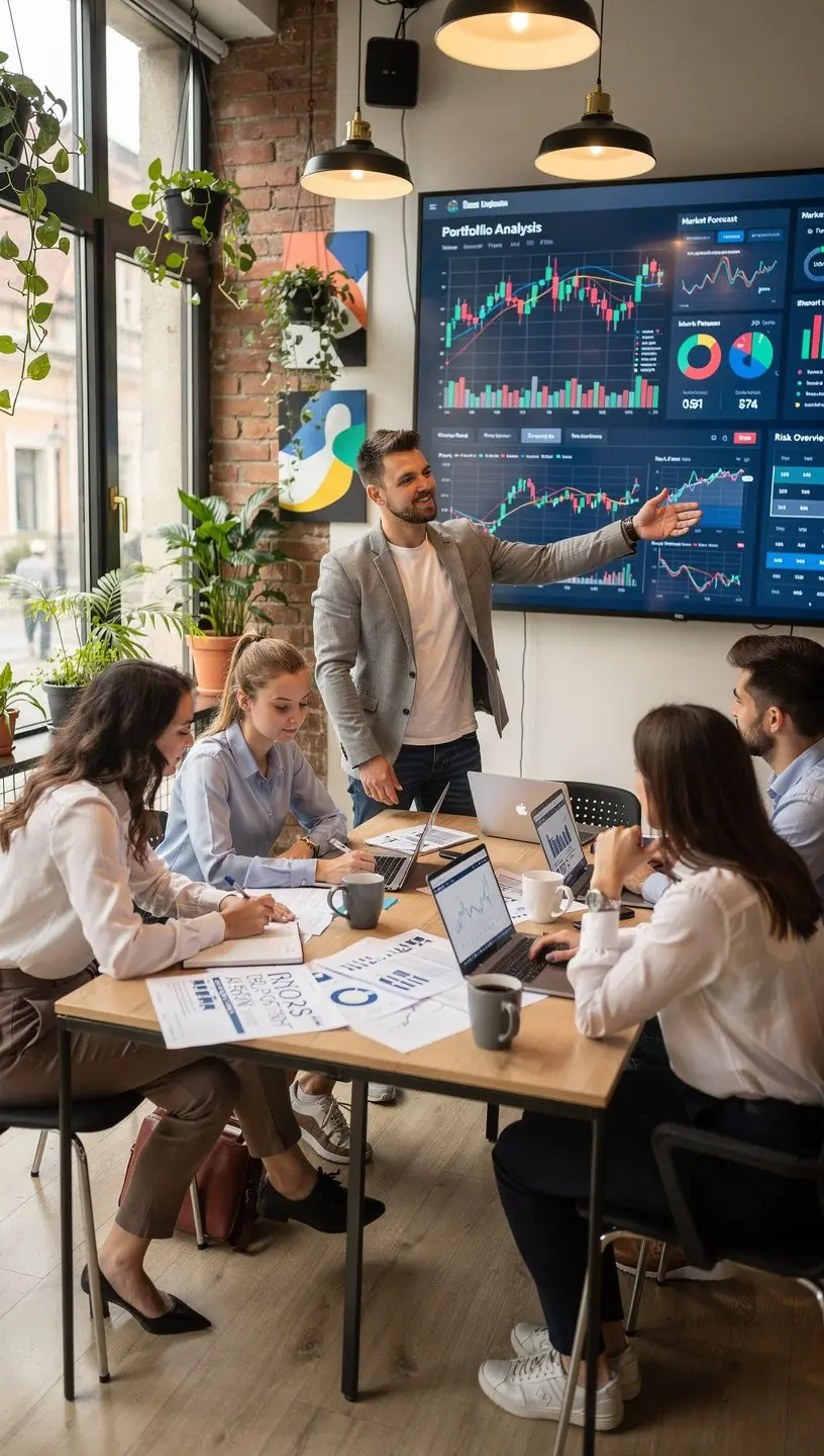 Professional team collaboration